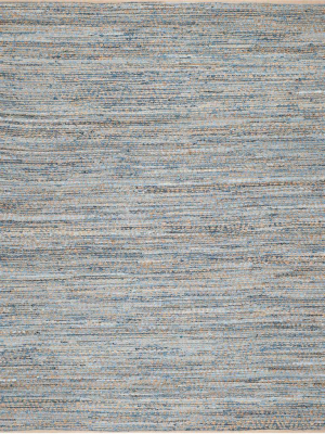 Cape Cod Diamond Natural/blue Area Rug