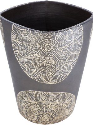 Argil Tall Planter In Grey