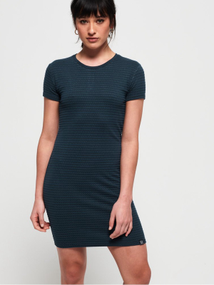 Evie Textured T-shirt Dress