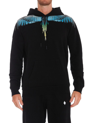 Marcelo Burlon County Of Milan Wings Print Hoodie