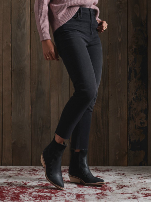 Mid Rise Slim Jeans