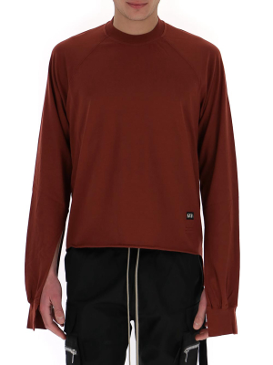 Rick Owens Drkshdw Sleeve Cut Out Sweatshirt