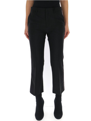 Miu Miu Side-stripe Cropped Trousers