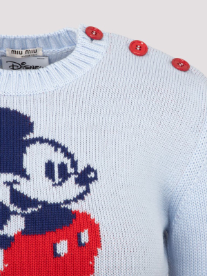 Miu Miu Mickey Mouse Knit Jumper