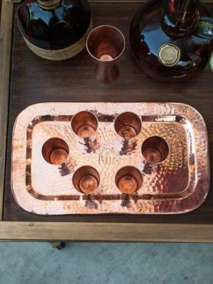 Charolita Recycled Copper Tray