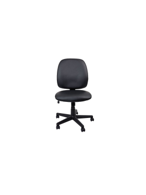 Staples Haydn Luxura Mid-back Task Chair Without Arms Black 1635587