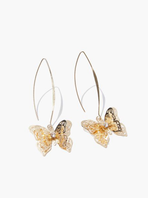 Butterfly Threader Earrings