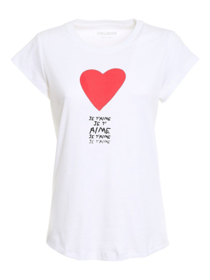 Zadig & Voltaire Skinny Je T'aime T-shirt