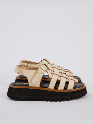 Boomer Sandal In Cream