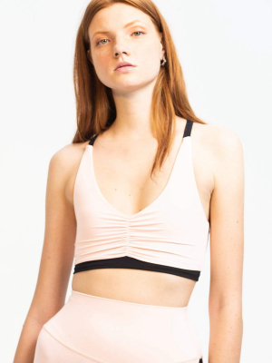 Bruna Airweight Bra - Powder/black