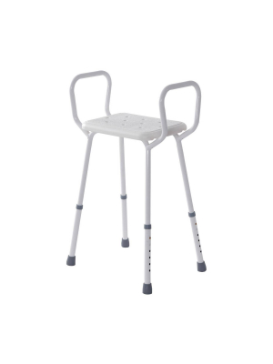 Freestanding Shower/bath Seat White - Evekare