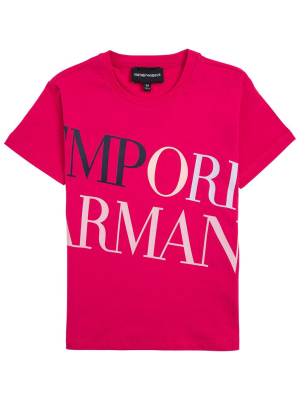 Emporio Armani Kids Logo Print T-shirt