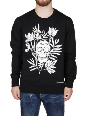 Alexander Mcqueen Skull Print Sweatshirt