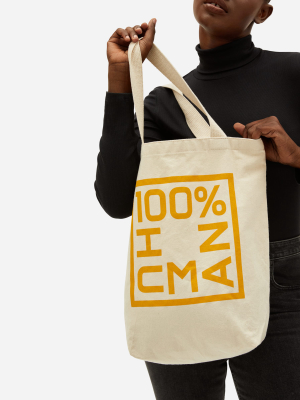 The 100% Human Tote Bag