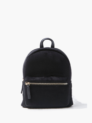 Ribbed Mini Backpack