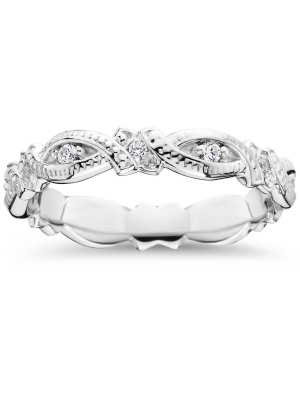 Pompeii3 1/4ct Diamond Eternity Ring 14k White Gold