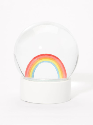 Rainbow Snow Globe