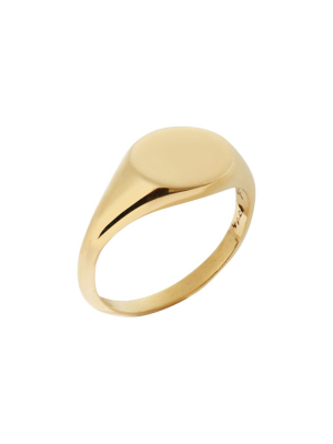Gold Chevalier Ring Y