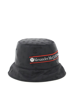 Alexander Mcqueen Logo Printed Bucket Hat