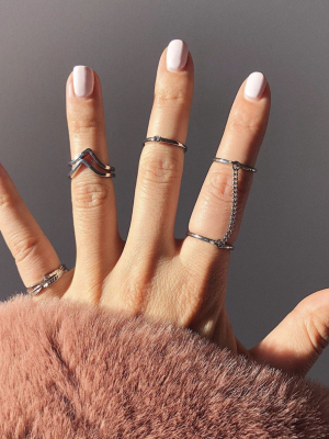 San Francisco Mid-finger Ring Set