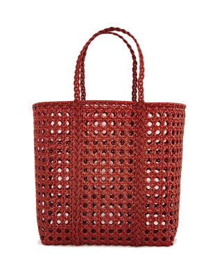 Jolene Large Tote In Cherry
