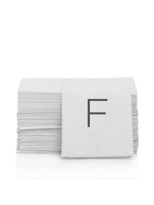 Monogram Hand Towel, F (set Of 50)