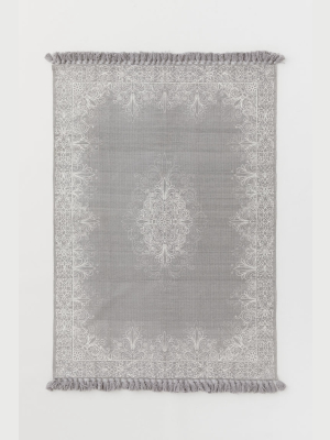 Tasseled Cotton Rug