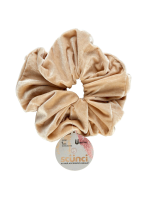 Scunci Jumbo Scunchie - Taupe - 1pc