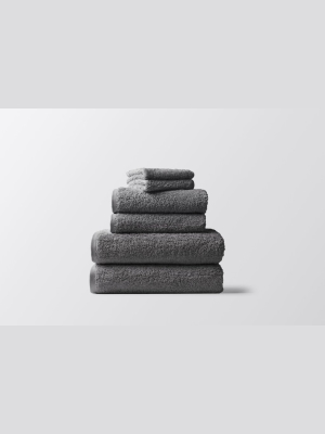 Cloud Loom Towels - Slate