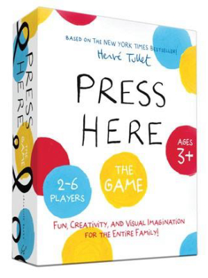 Press Here: The Game Fun, Creativity, And Visual Imagination For The Entire Family! By Hervé Tullet