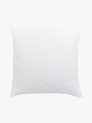 Carnation Pucker Scallop Euro Pillow