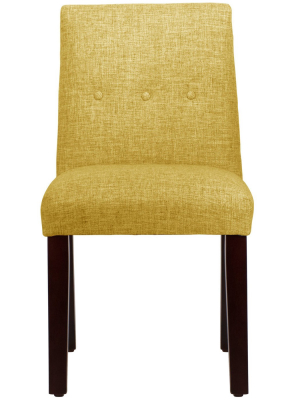 Tapered Dining Chair With Buttons Zuma Gold - Skyline Furniture