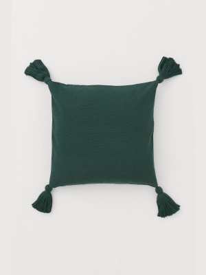 Cushion Cover With Tassels