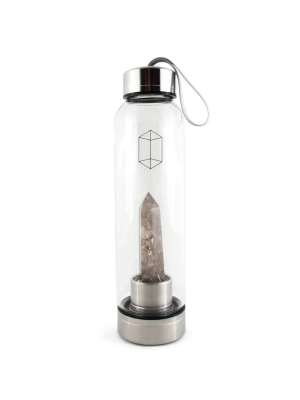 Smoky Quartz Crystal-infused Water Bottle