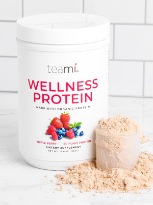 Plant-based Wellness Protein, Triple Berry