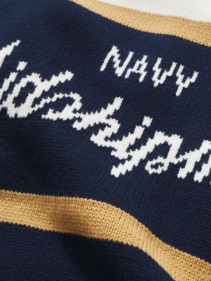 Navy Tailgating Sweater