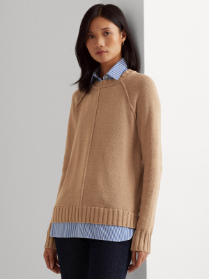 Layered Cotton Sweater