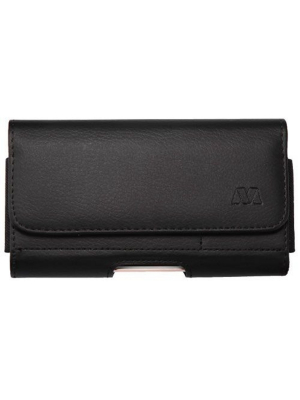 Mybat Horizontal Pouch With Card Slot (6.53" X 3.27" X 0.55"), Black