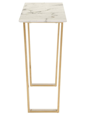 Atlas Console Table, Gold