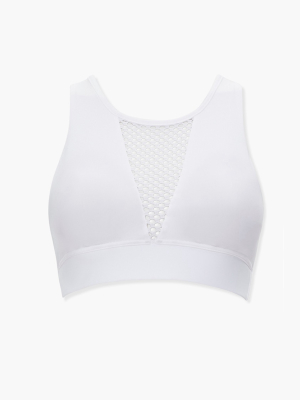 Mesh Cutout Sports Bra