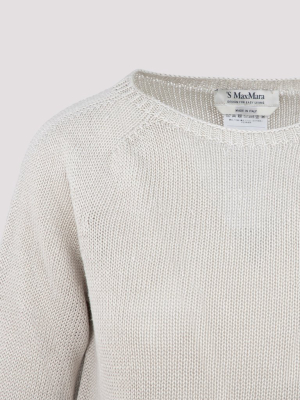 's Max Mara Round-neck Knitted Sweater