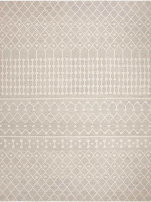 Blossom Silver/ivory Area Rug