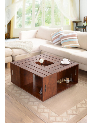 Eugene Coffee Table Vintage Walnut - Iohomes