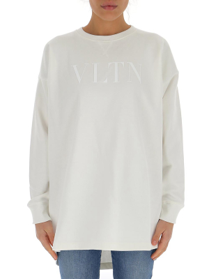 Valentino Vltn Print Sweatshirt