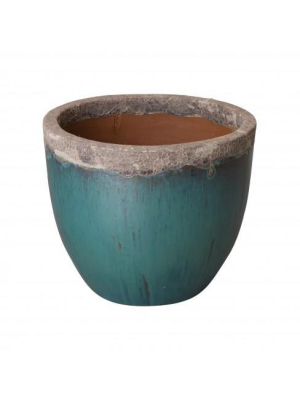 Round Ceramic Planter