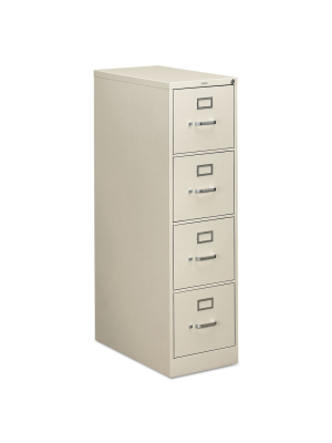 Hon 310 Series Four-drawer Full-suspension File Letter 26-1/2d Light Gray 314pq