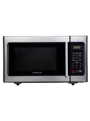 Faberware 0.9 Cu Ft Microwave Oven - Silver