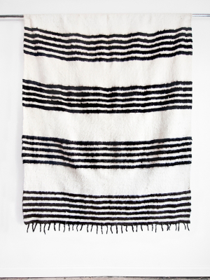 The Global Trunk Thin Stripe Modern Momo Blanket