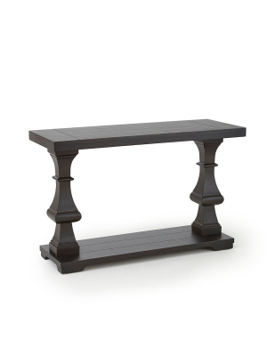 Dory Sofa Table Black - Steve Silver