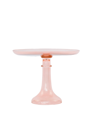 Estelle Colored Glass Cake Stand